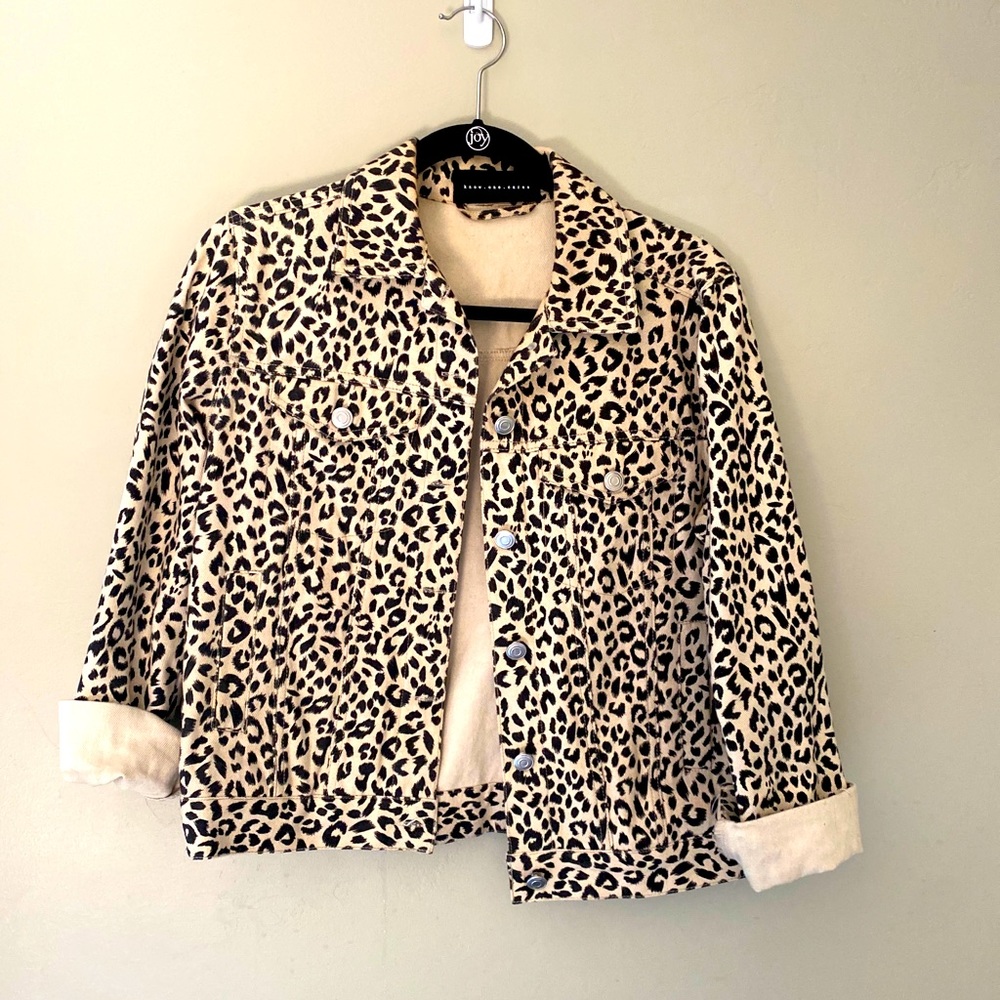 Leopard print jacket